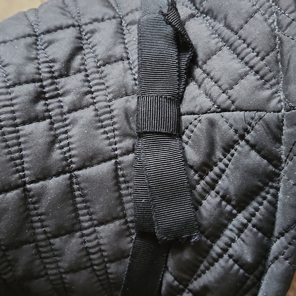 Kate Spade Black Quilted Bucket Hat with Bow - Picture 8 of 9